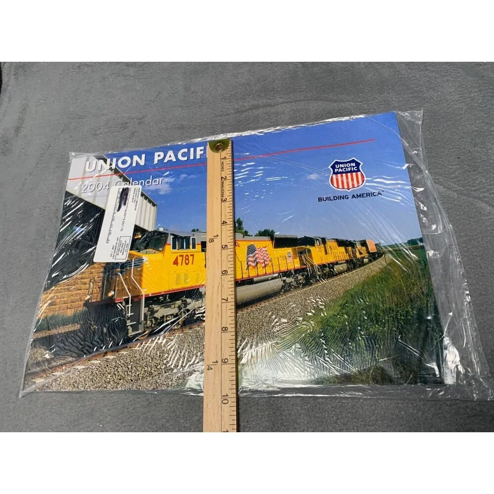 Union Pacific 2004 Calendar Train Theme New Sealed Collectible Memorabilia